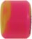 Snot Wide Boys Skateboard Wheels - yellow/pink swirl (95a) - side
