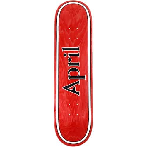 April OG Logo 8.25 Skateboard Deck | Tactics