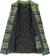 Anti-Hero Basic Eagle Flannel Jacket - green/blue multi-orange - open