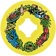 Slime Balls Scarf Balls Vomit Mini Skateboard Wheels - yellow (99a)