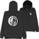 Spitfire Yin Yang Zip Hoodie - charcoal/black-white