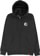 Spitfire Yin Yang Zip Hoodie - charcoal/black-white - front