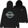Thunder Worldwide Zip Hoodie - black/grey-green