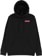 Krooked Moonsmile Raw Hoodie - black/magenta - front