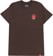 Spitfire Lil Bighead Fill T-Shirt - dark chocolate/red-white-black