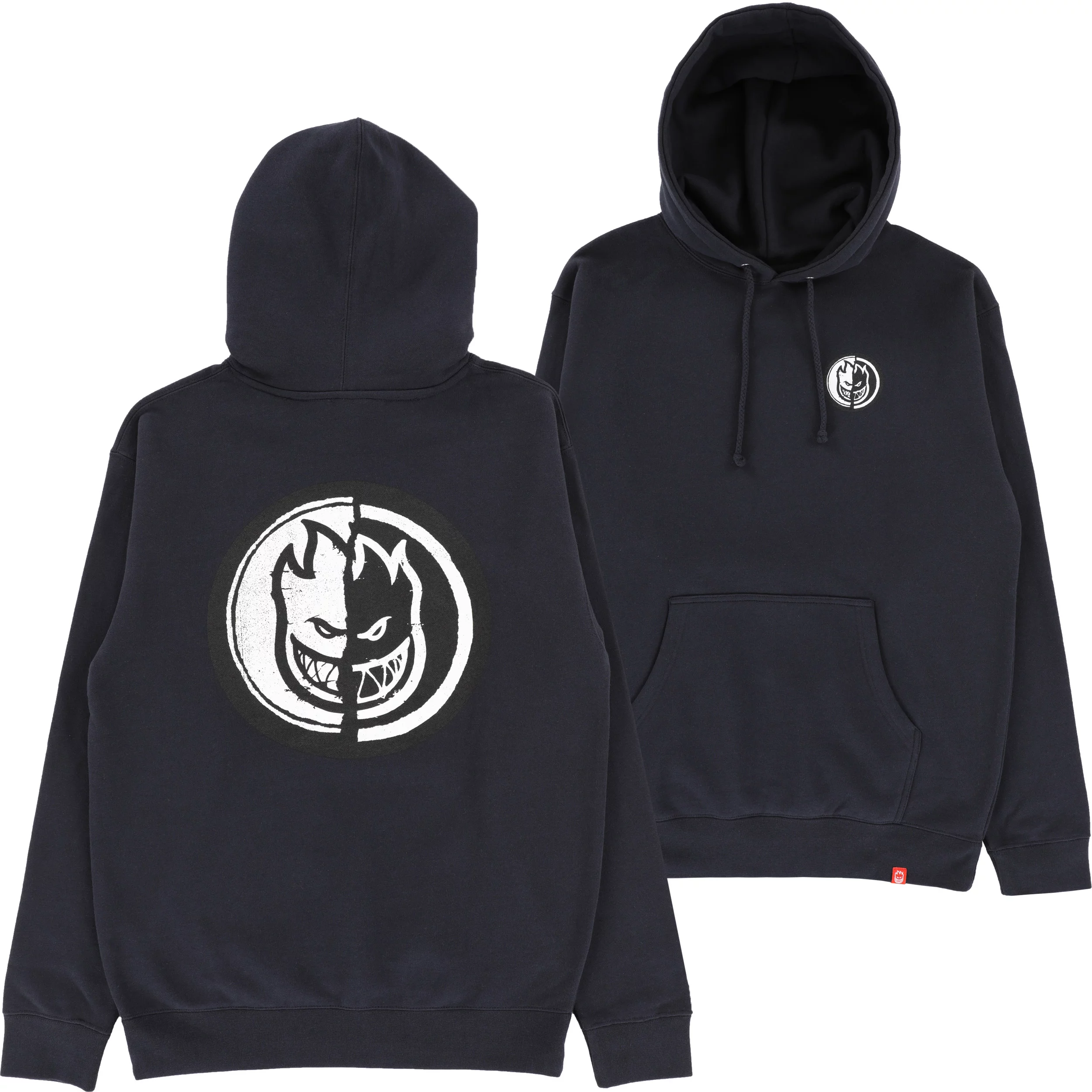 Spitfire Yin Yang Hoodie navy black white Tactics