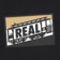 Real Cable Car T-Shirt - black/gold-white-black - front detail