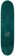 Santa Cruz Wooten Contact 8.5 Skateboard Deck - top