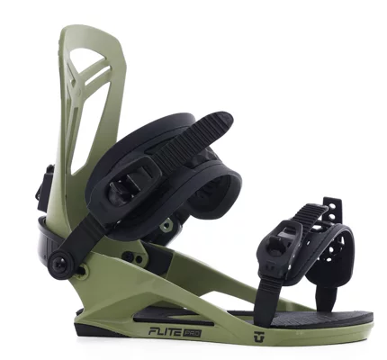 Union Flite Pro Snowboard Bindings 2025 - olive green