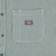 Dickies Hickory L/S Shirt - lincoln green - front detail