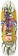 Krooked Gonz Baby Beamer 10.12 Skateboard Deck - yellow