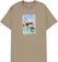 Tactics Burnside 11:11 T-Shirt - light brown