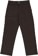 Dickies Jamie Foy Loose Straight Fit Pants - dark brown