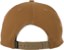Krooked Bird Lightening Snapback Hat - tan - reverse