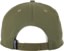 Spitfire Bighead Fill Snapback Hat - olive/red - reverse