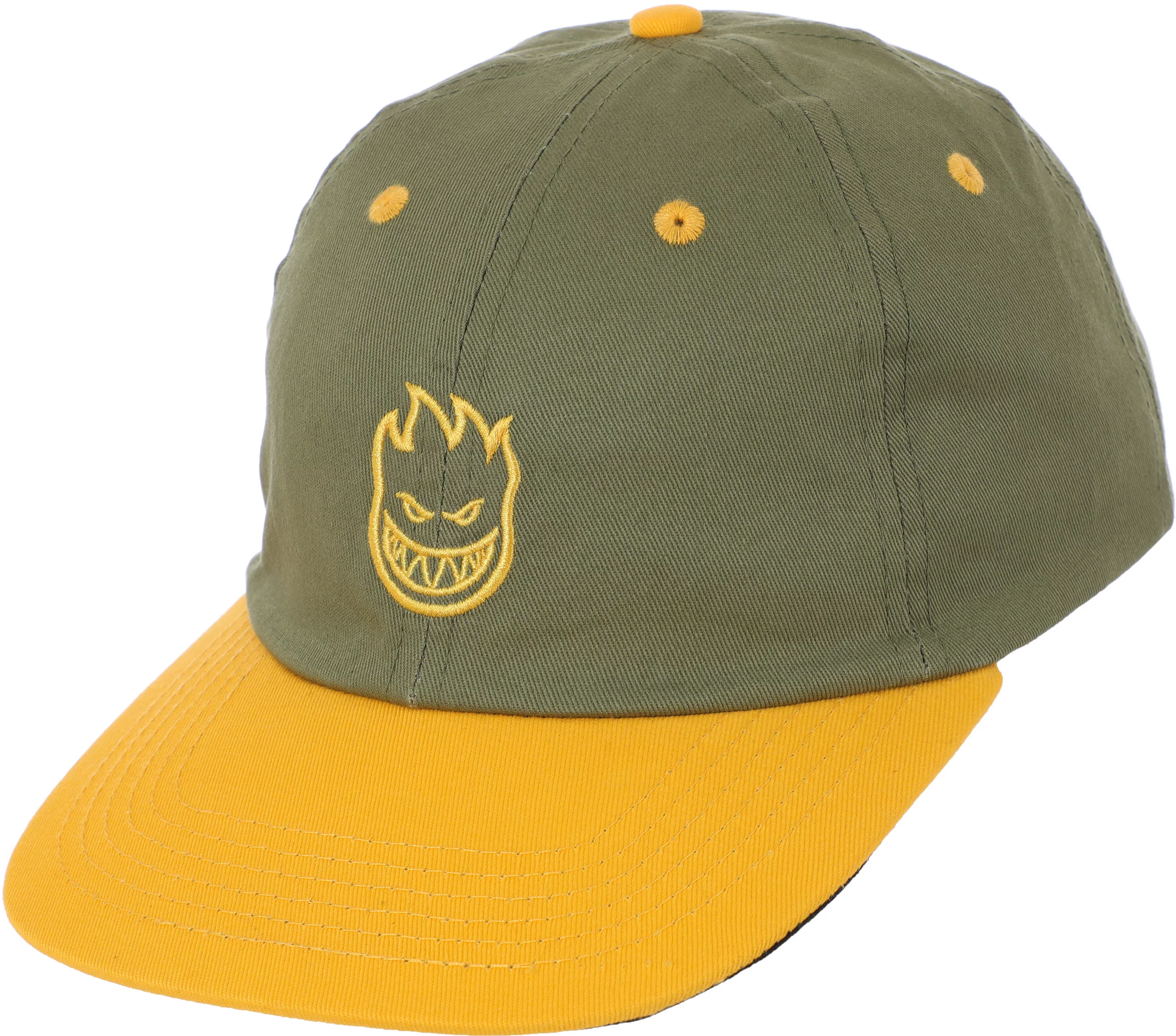 Spitfire Lil Bighead Strapback Hat olive gold Tactics