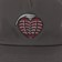 Thunder OG Grenade Trucker Hat - grey/maroon - front detail