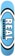 Real Easy Rider Oval 8.25 Skateboard Deck - glitter blue