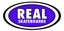 Real Oval MD 6" Sticker - blue