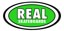 Real Oval SM 3" Sticker - green