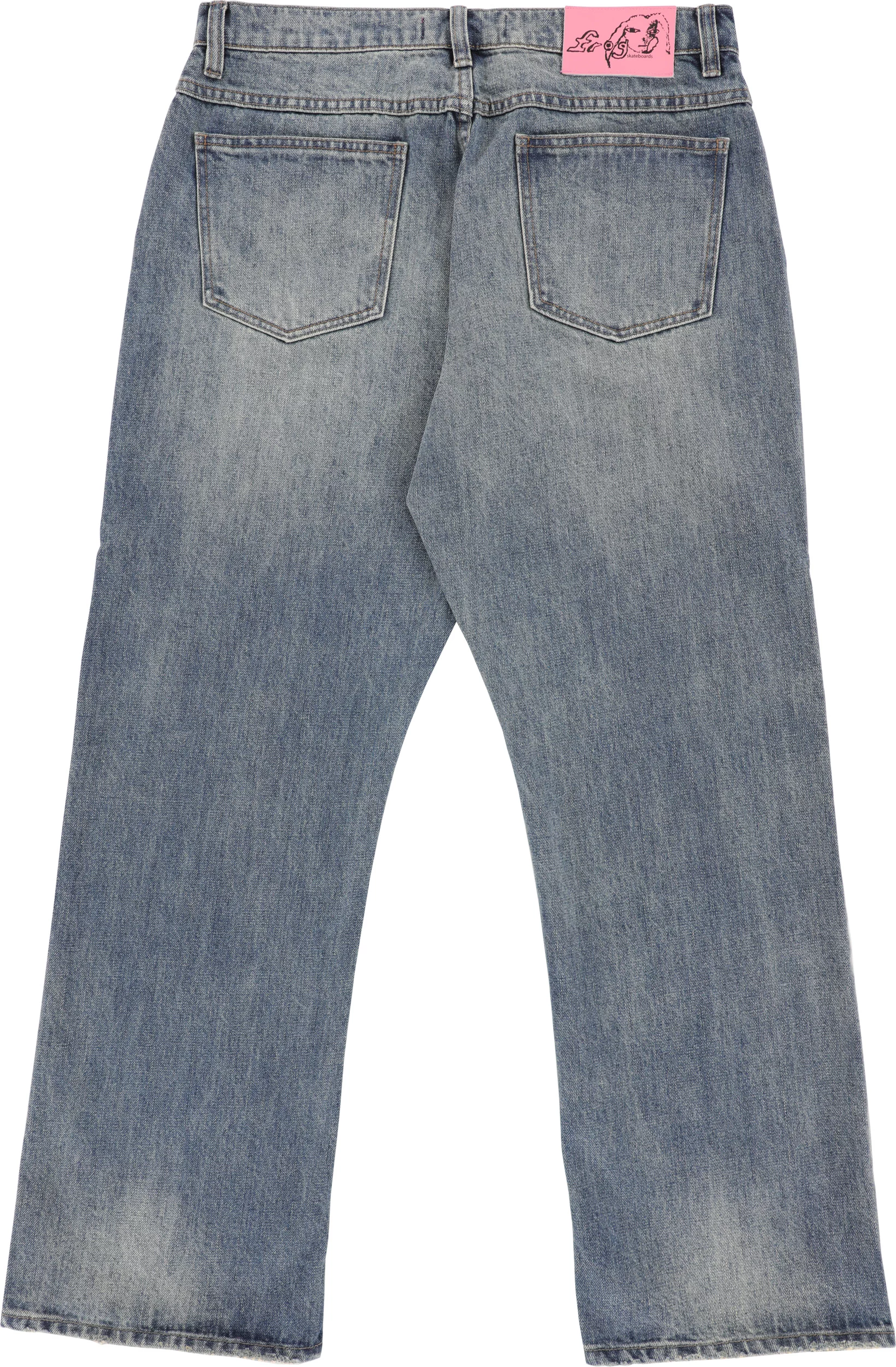 Relaxed Fit Bootcut Jean (Black) – frog skateboards