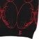 Former Coil Knit L/S Polo Shirt - black blood - detail