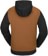 Volcom Hydro Riding Hoodie - (arthur longo) caramel - reverse