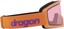 Dragon DX3 OTG Goggles - apricot/lumalens light rose lens - side