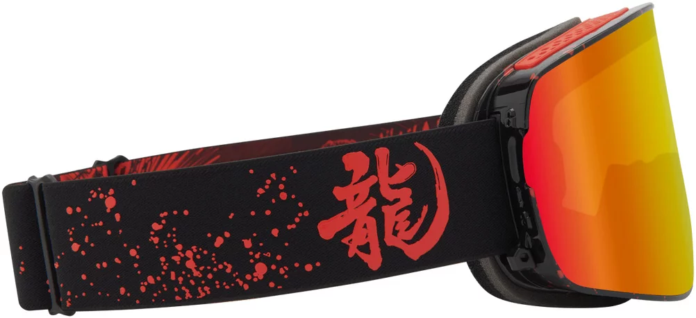 Dragon NFX2 Goggles + Bonus Lens - kaiju/lumalens red ion +