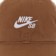 Nike SB NK Club Cap U FB Strapback Hat - light british tan - front detail