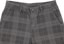 WKND Gene's Jean Shorts - plaid greys - alternate front