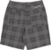 WKND Gene's Jean Shorts - plaid greys - reverse