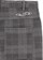 WKND Gene's Jean Shorts - plaid greys - reverse detail