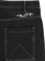 WKND Gene's Jean Shorts - black wash - reverse detail