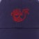 Polar Skate Co. Braces Strapback Hat - navy - front detail