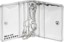 Sci-Fi Fantasy Dragon Wallet - silver - open