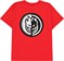 Spitfire Kids Yin Yang T-Shirt - red/black-white - reverse
