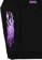Real Flames Sleeve Hoodie - black - side detail