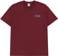 Polar Skate Co. Anyone Out There T-Shirt - wine - front