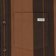 Polar Skate Co. Mitchell S/S Shirt - brown block stripe - front detail