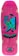 Arbor Ace Fibonacci 10.0 Wheel Wells Skateboard Deck - pink