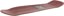 Santa Cruz Knox Firepit 10.07 LTD Reissue Skateboard Deck - burgundy stain - angle