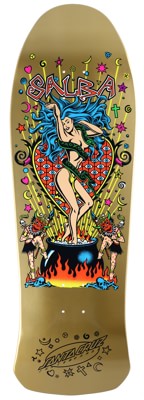 Santa Cruz roskopp eye Skateboard Deck - gold - view large