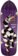 Welcome Beetlejuice Sandworm 10.5 Magic Bullet 2.0 Shape Skateboard Deck - purple stain