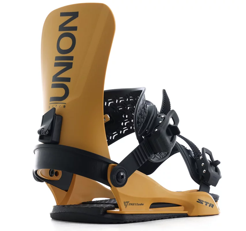 Union STR Snowboard Bindings (Closeout) 2025 - mustard | Tactics