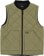 Theories Newton Reversible Vest Jacket - sage/black - front