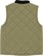 Theories Newton Reversible Vest Jacket - sage/black - reverse