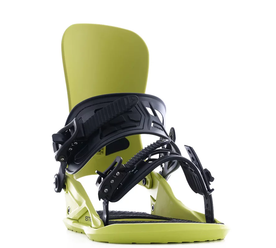 Union Strata Snowboard Bindings (Closeout) 2025 - acid green