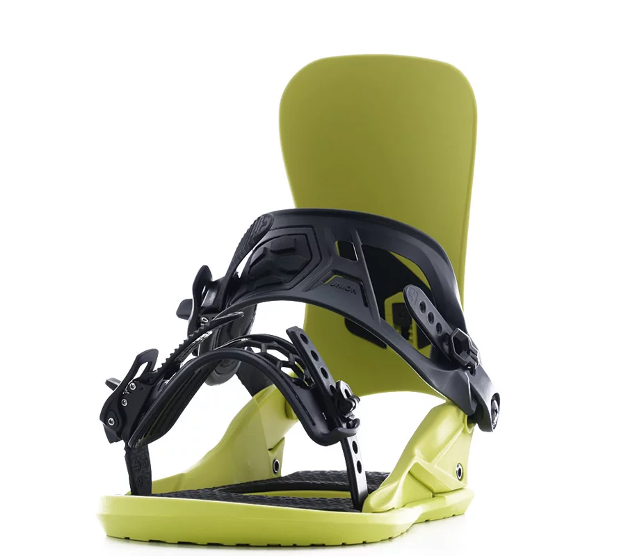 Union Strata Snowboard Bindings (Closeout) 2025 - acid green | Tactics