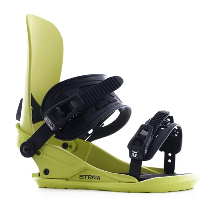 Union Strata Snowboard Bindings 2025 - acid green